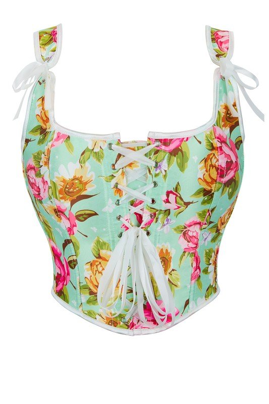 Floral Corset Top - She Rare