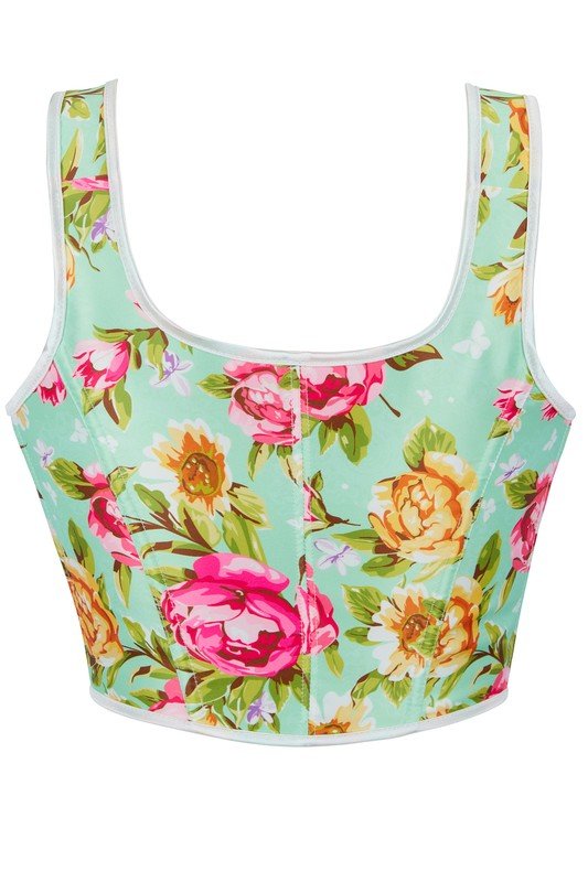 Floral Corset Top - She Rare