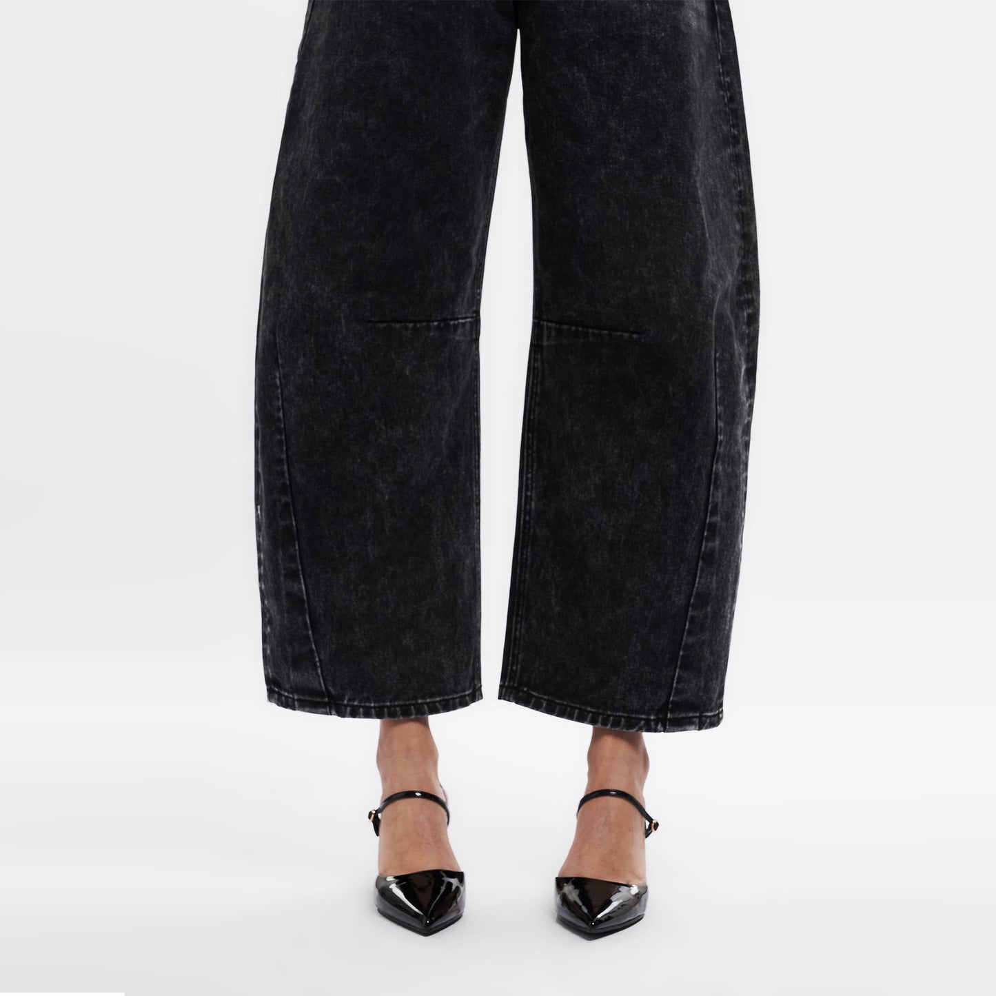 High Waisted Barrell Jeans - She Rare