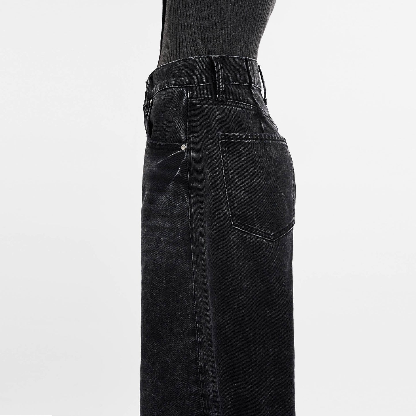 High Waisted Barrell Jeans - She Rare