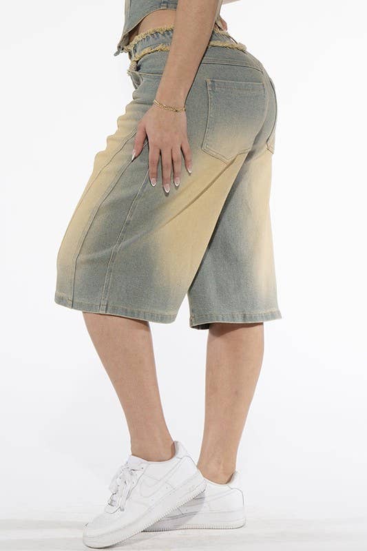 Vintage Denim Jean Shorts - She Rare