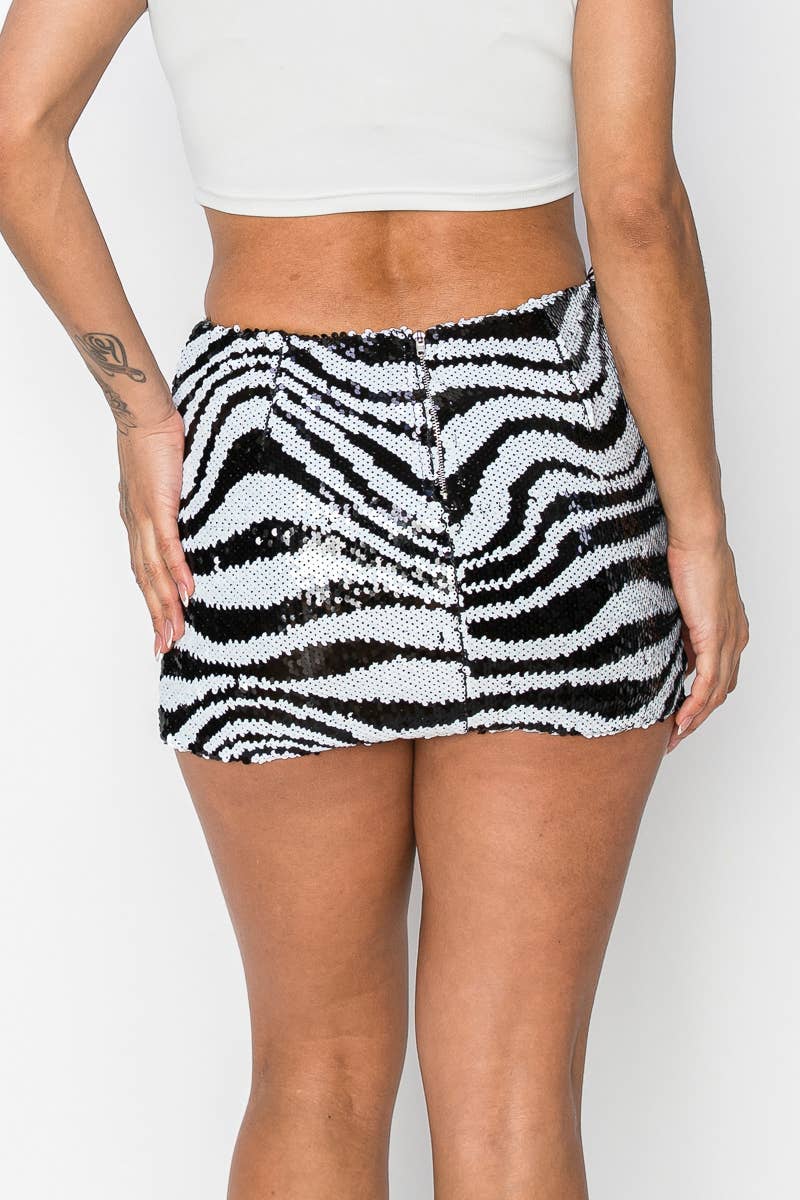 SEQUIN MINI SKIRT - She Rare