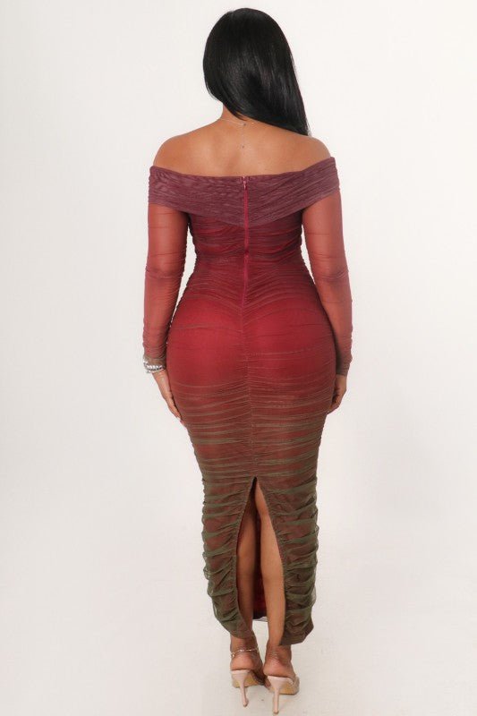 Temptation Mesh Bodycon Dress - She Rare Boutique