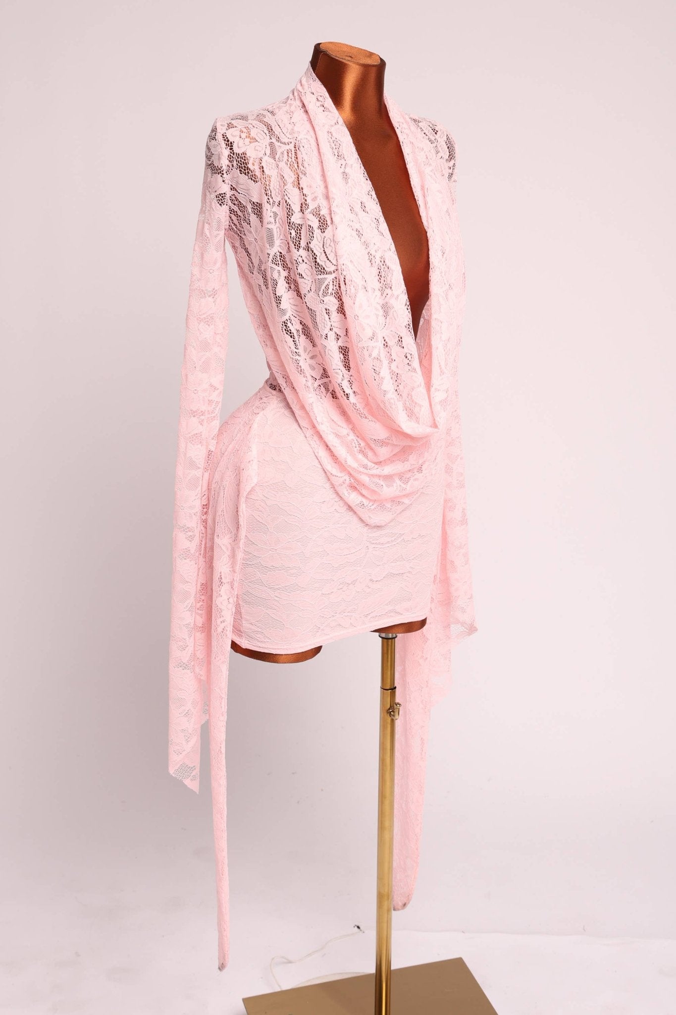 Pink Temptation Lace Mini Dress - She Rare Boutique
