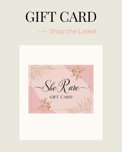 She Rare Digital Gift Card – Instant Style Credit - She Rare