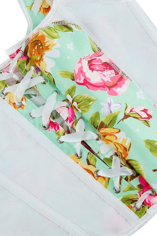 Floral Corset Top - She Rare
