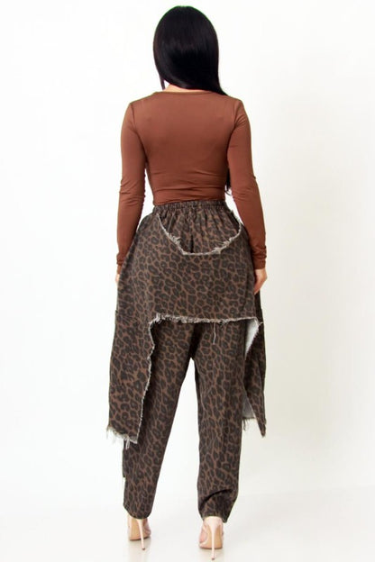 Wild Instinct Leopard Harem Pants