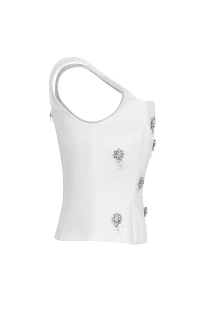 Embellished Corset Top - She Rare Boutique