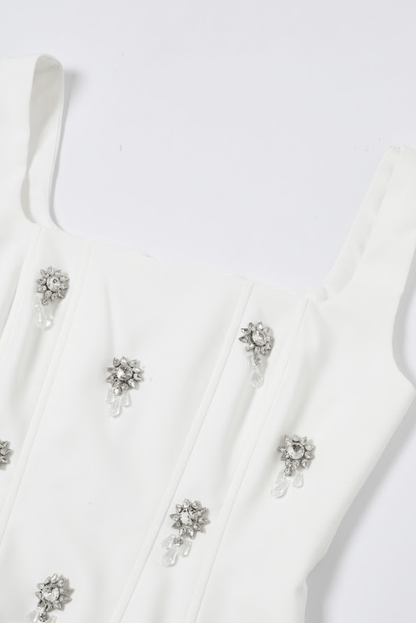 Embellished Corset Top - She Rare Boutique