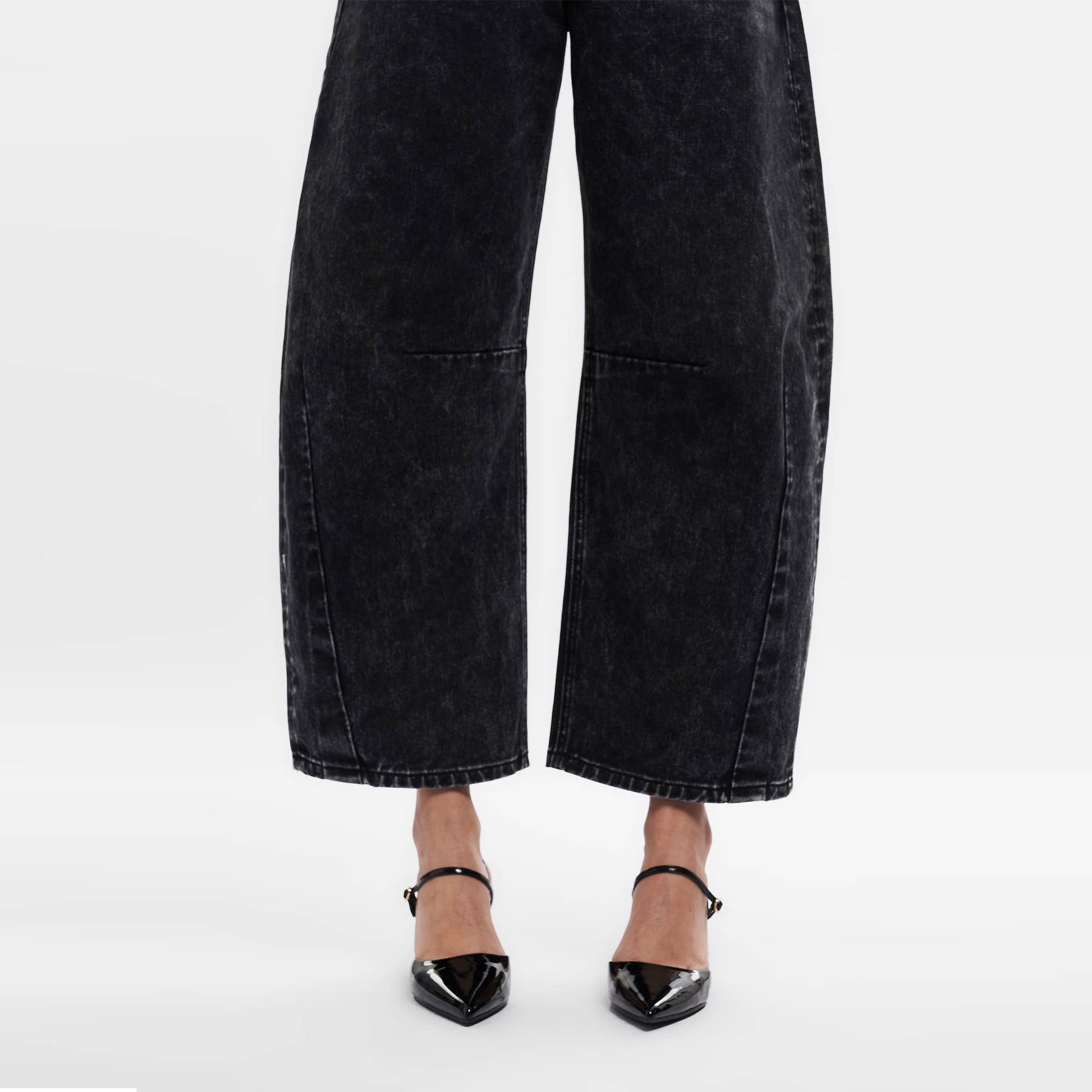 High Waisted Barrell Jeans - She Rare