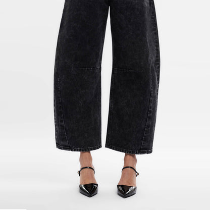 High Waisted Barrell Jeans - She Rare
