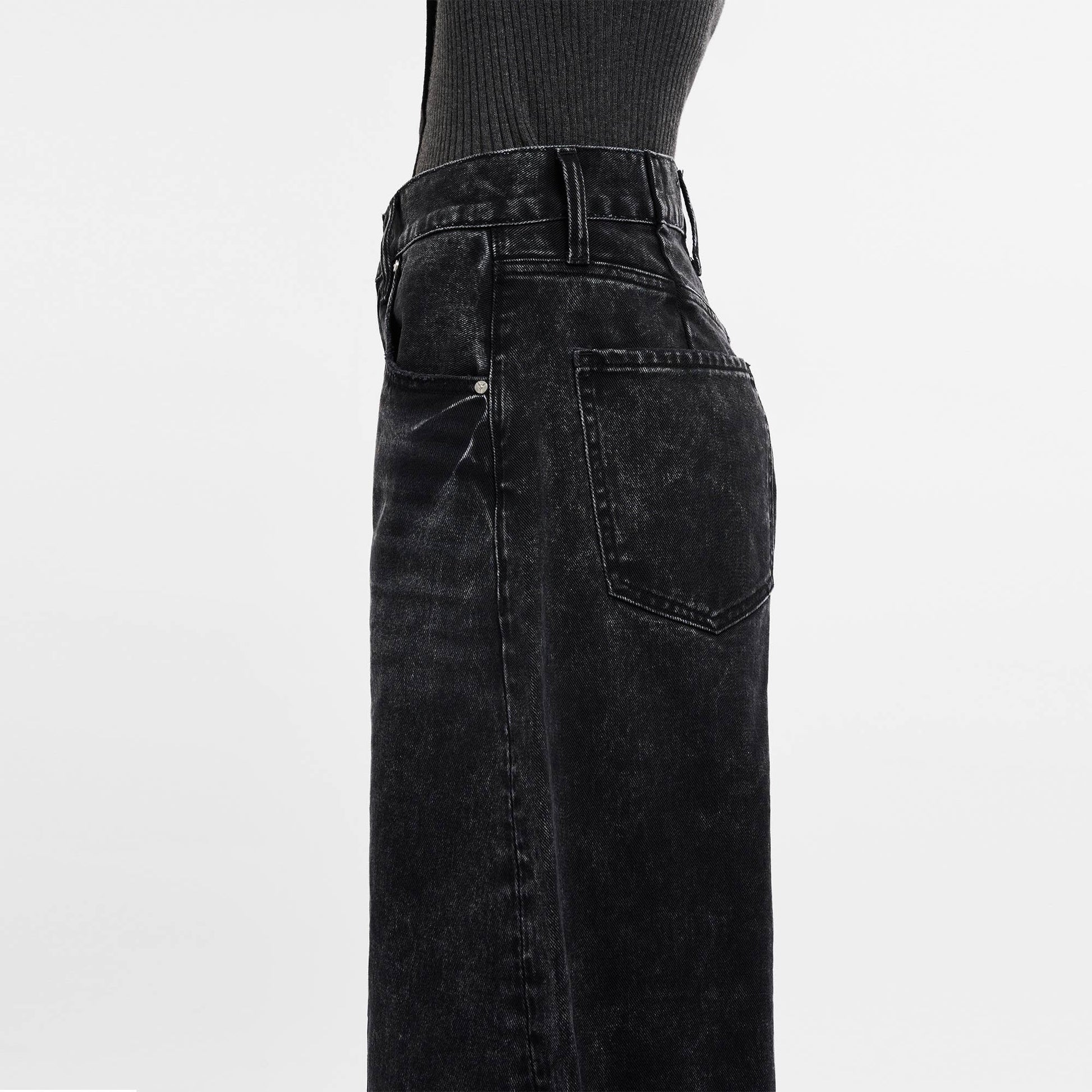 High Waisted Barrell Jeans - She Rare