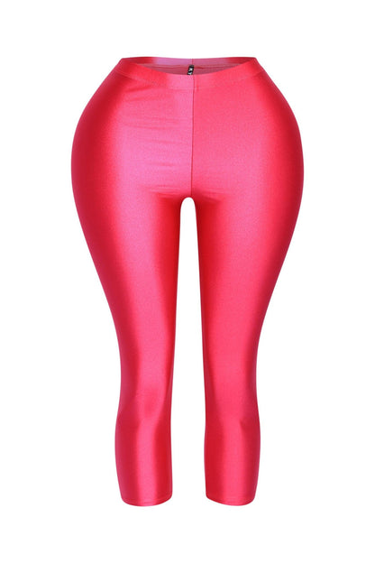 NYLON CAPRI LEGGINGS - She Rare