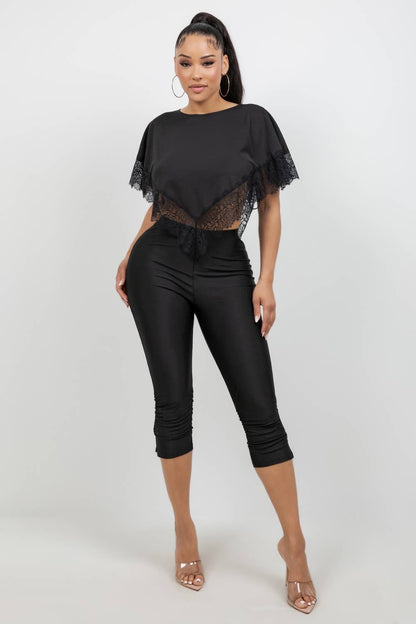 Sleek Fit Capri Leggings - She Rare Boutique
