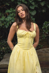 The Honey Lace Corset Maxi Dress - She Rare Boutique