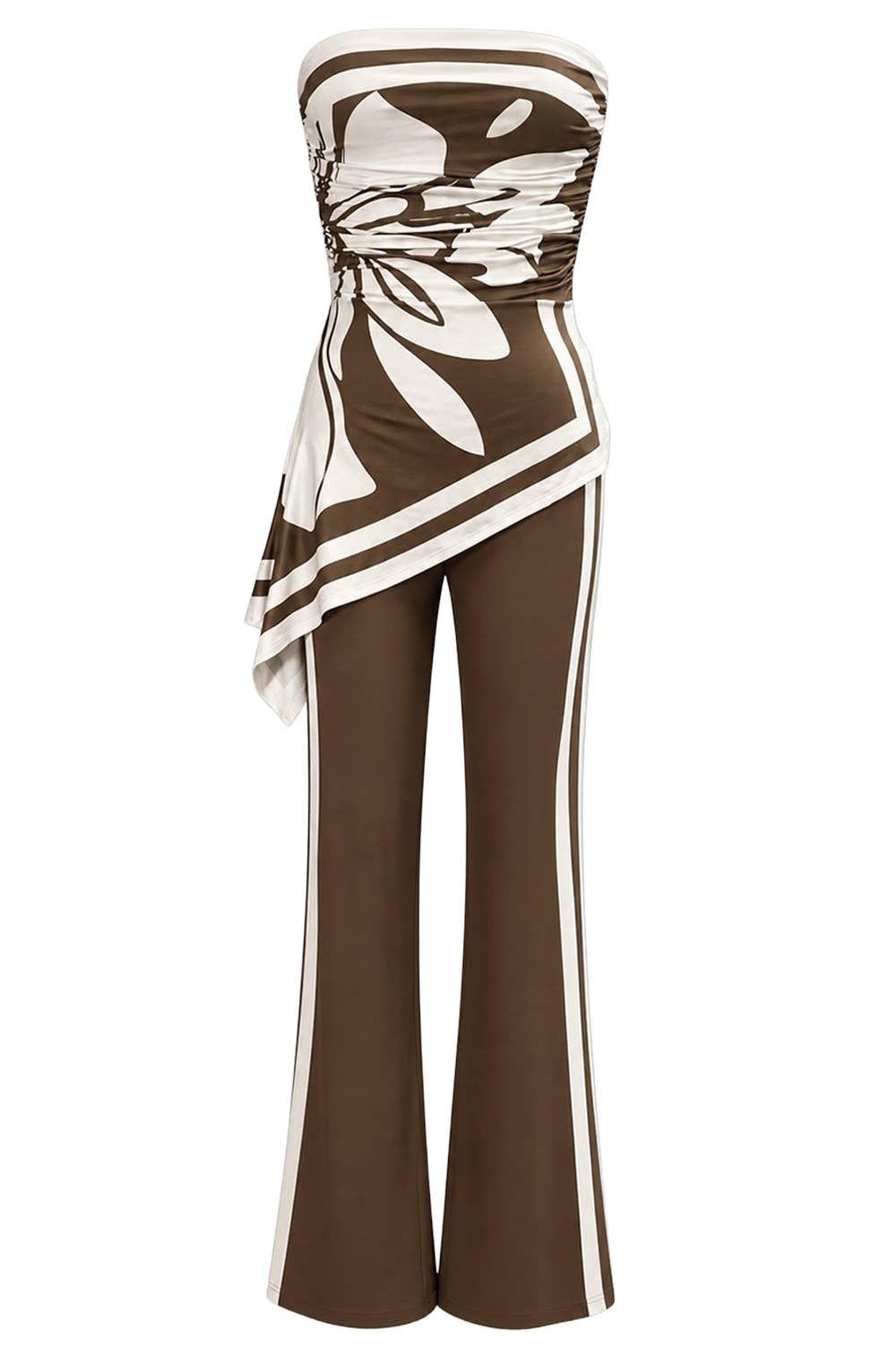 Mocha Muse Jumpsuit - She Rare Boutique