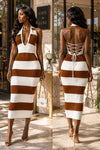 Brown Sugar Maxi Dress - She Rare Boutique