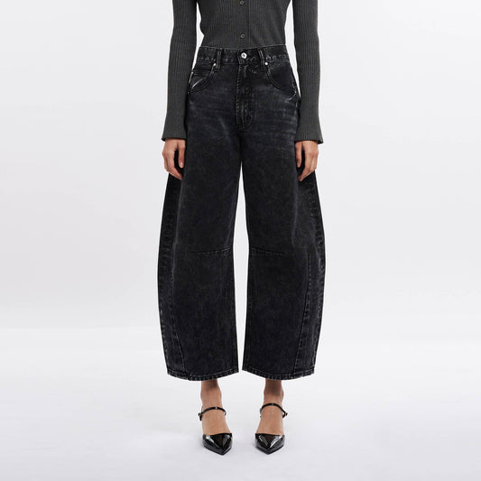 High Waisted Barrell Jeans - She Rare