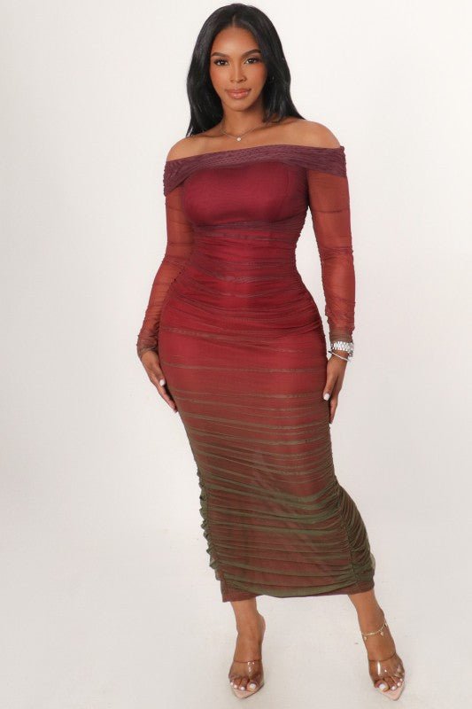 Temptation Mesh Bodycon Dress - She Rare Boutique