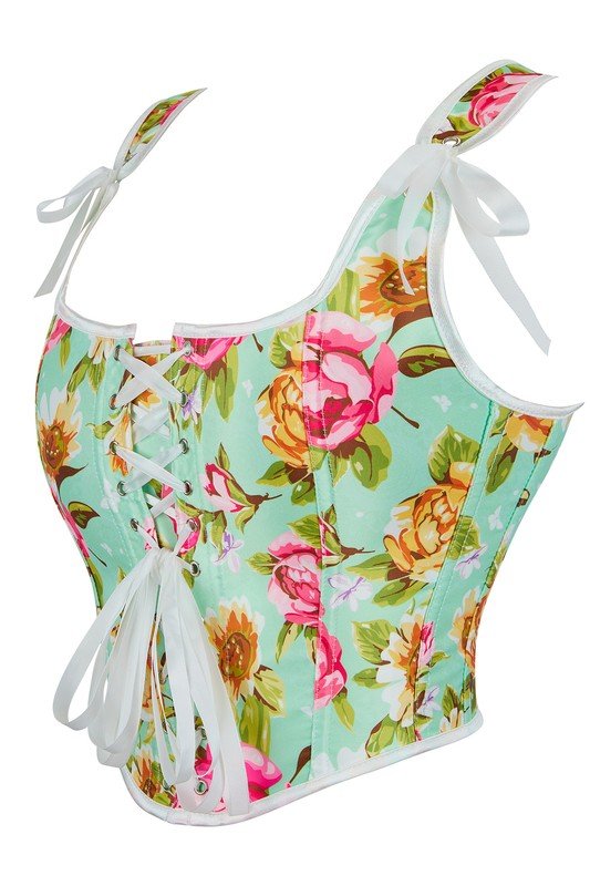 Floral Corset Top - She Rare