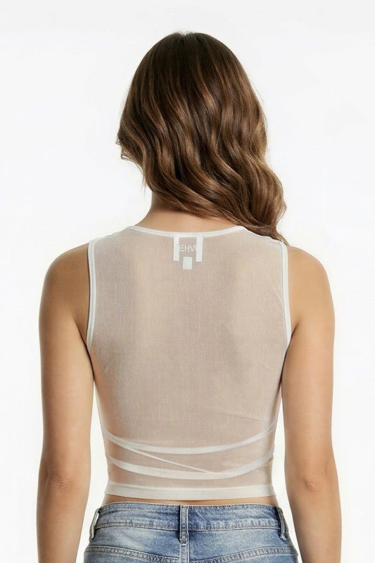 Ivory Ruffle Cascade Top - She Rare Boutique