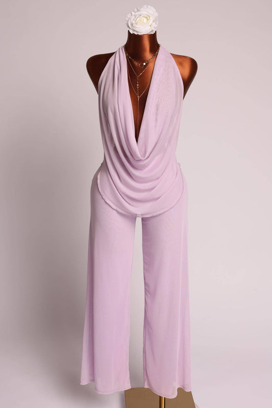 Lilac Escape Pant Set - She Rare Boutique