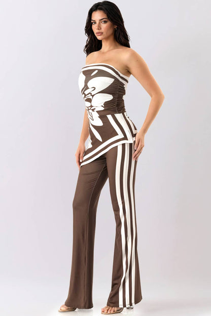 Mocha Muse Jumpsuit - She Rare Boutique