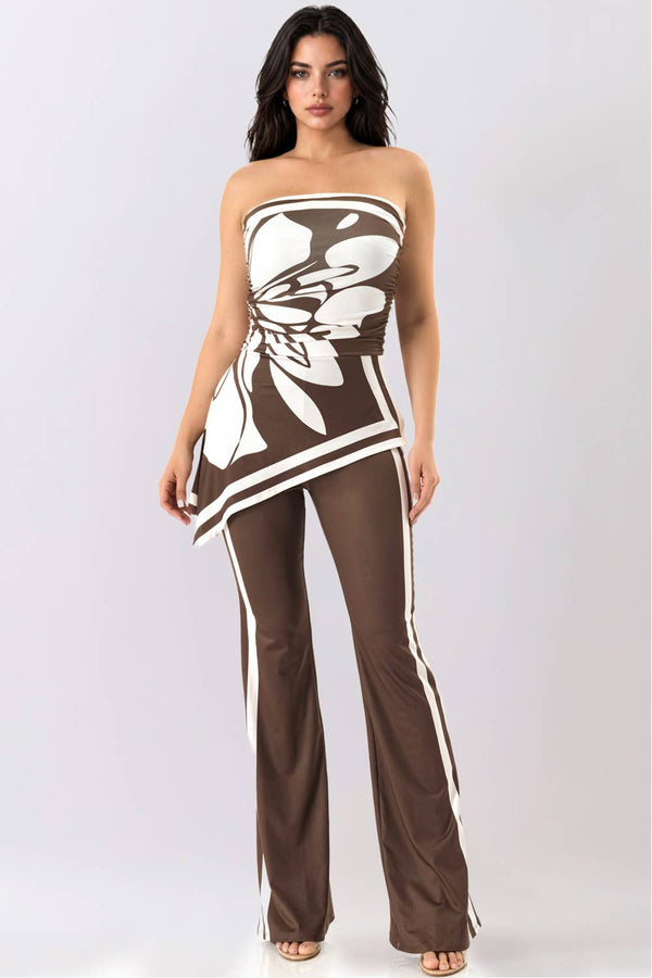 Mocha Muse Jumpsuit - She Rare Boutique
