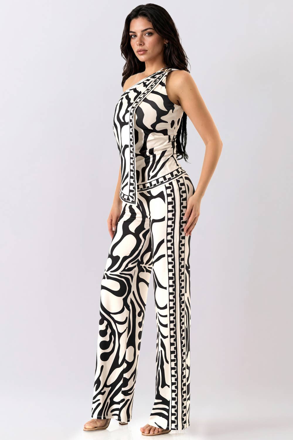 Monaco Print Pant Set - She Rare Boutique