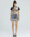 Rebel Wrap Denim Mini Skirt - She Rare Boutique