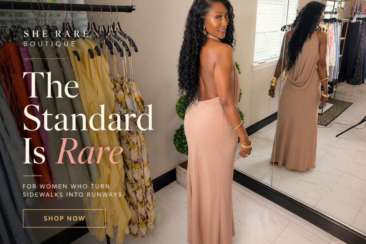 She Rare Boutique Bright Luxury Banner