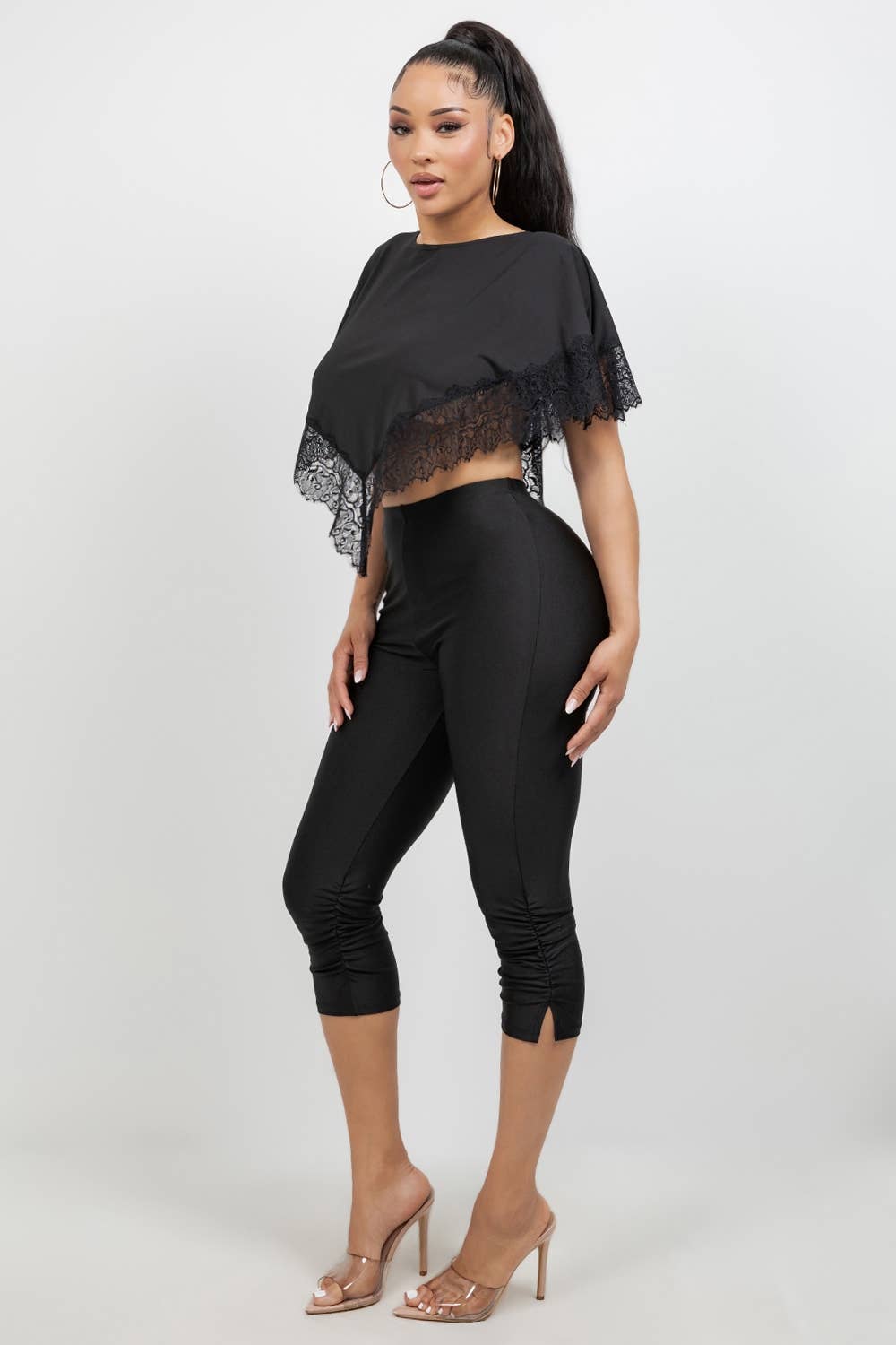 Sleek Fit Capri Leggings - She Rare Boutique